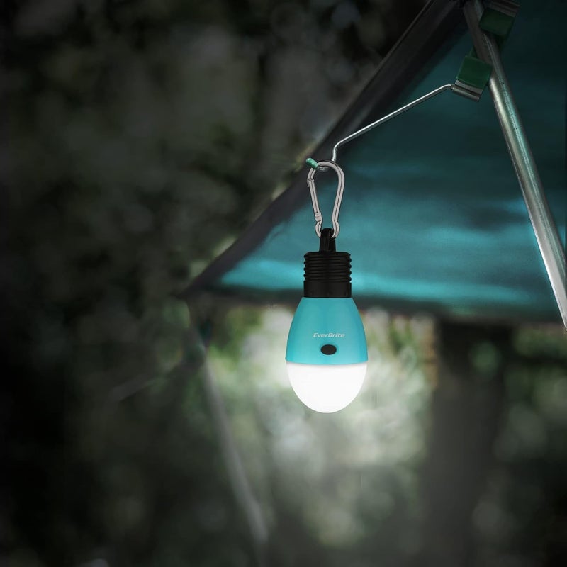 Ever Brite Rechargeable Camping Light, Portable Tent Lantern, 3 Lighting Modes, Hanging Tent Light Bulbs with Clip Hook for Hiking, Fishing, Backpacking, Emergency and More-Blue - Image 5